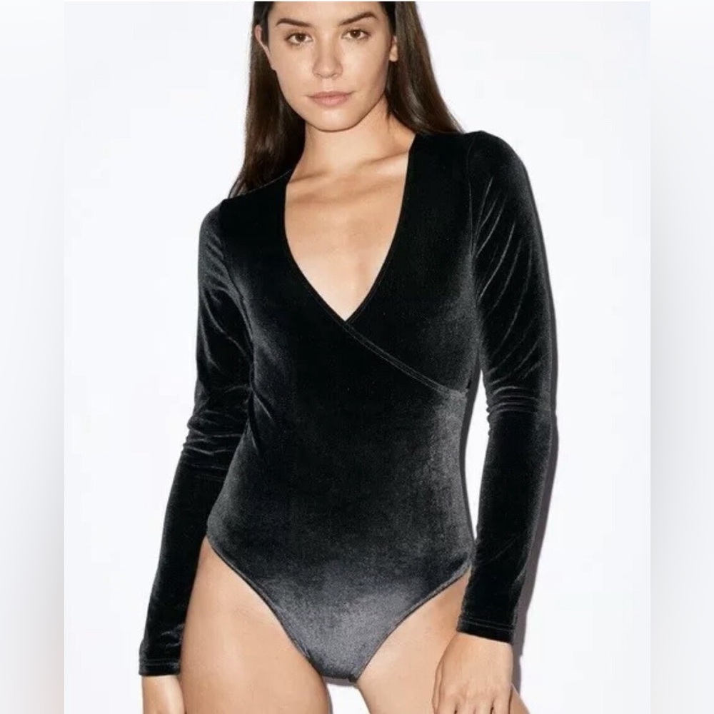 American Apparel Velvet Bodysuit